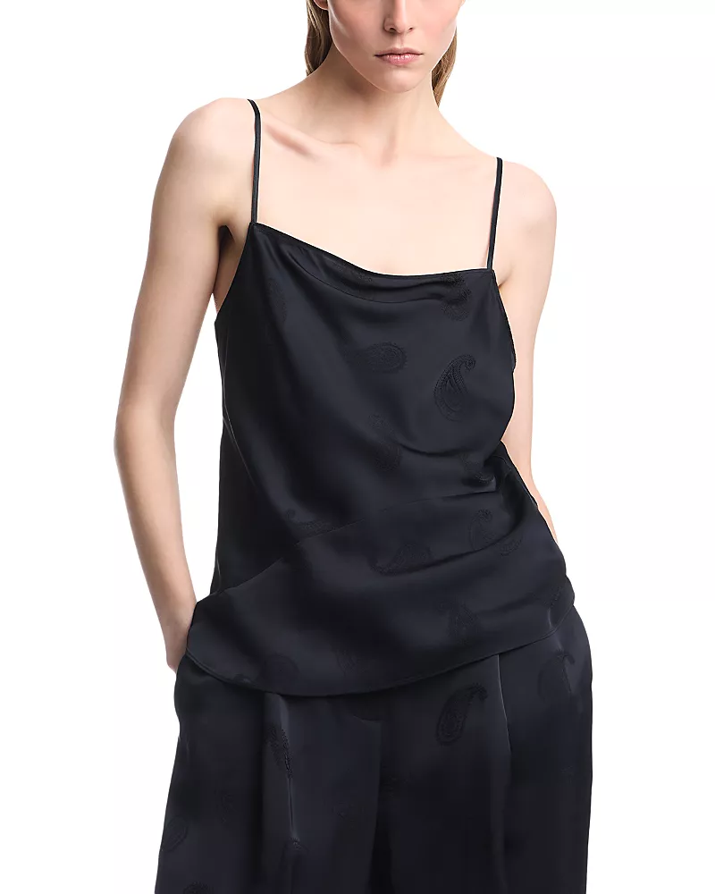 Emporio Armani Cowl Neck Bias Seam Camisole