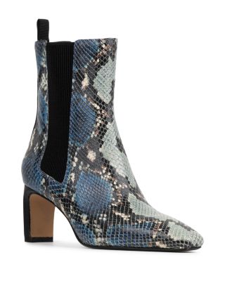 Women's Brittnie Embossed Leather Ankle Boots