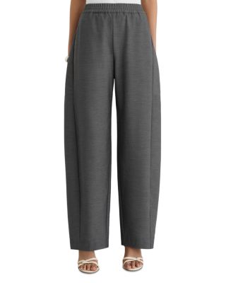Petites Elle Barrel Leg Pull On Pants