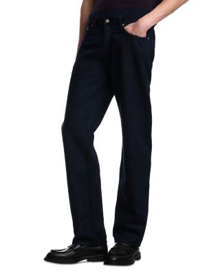 Cotton & Linen Straight Leg Five-Pocket Trousers