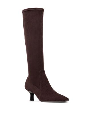 Women's Stretch Suede Knee High Boots
