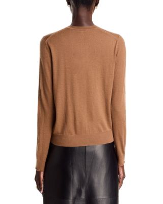 Crewneck Cashmere Cardigan - thumbnail 3