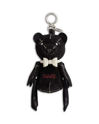 Bow Tie Polo Bear Suede Bag Charm