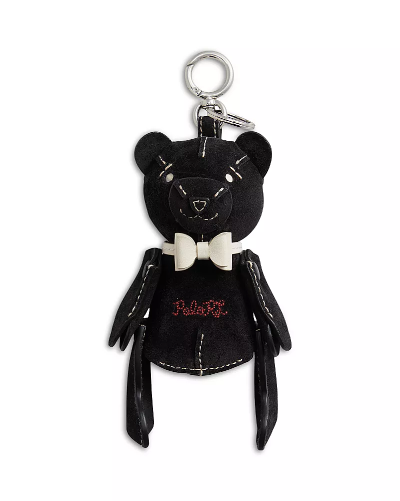 Polo Ralph Lauren Bow Tie Polo Bear Suede Bag Charm