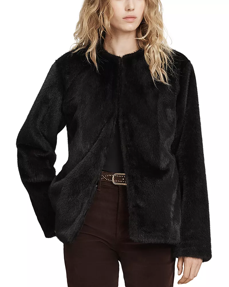 Veronica Beard Griselda Faux Fur Coat