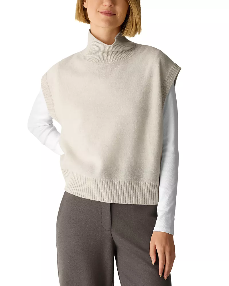 Eileen Fisher Felted Wool Turtleneck Sweater