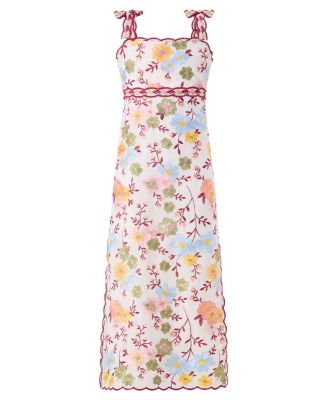  Girls' Penelope Cotton Embroidered Maxi Dress - Little Kid, Big Kid