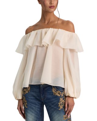 Alta Off-the-Shoulder Ruffled Top