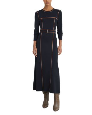 Etta Round Neck Midi Dress