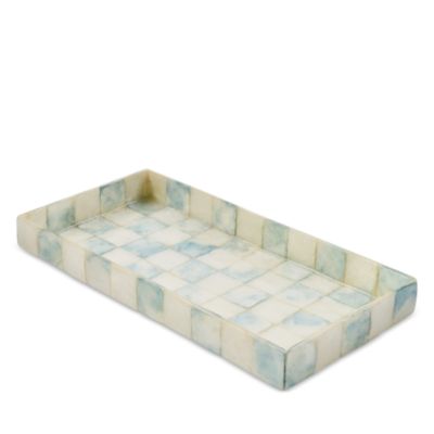 Sky Check Vanity Tray