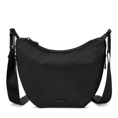Small Crescent Convertible Hobo Bag
