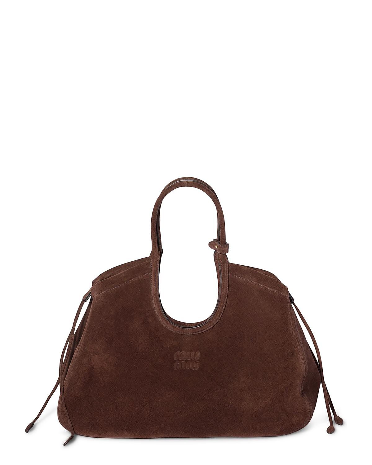 Miu Miu Ivy Suede Tote Bag
