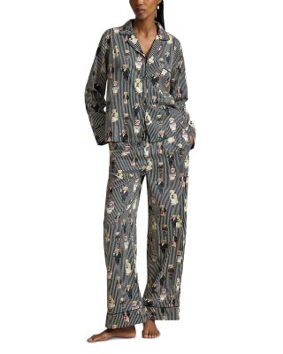Madison Printed Pajama Set in Winter Bear