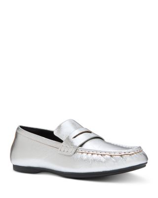 Women's Delicato Crinkle Metallic Leather Loafers