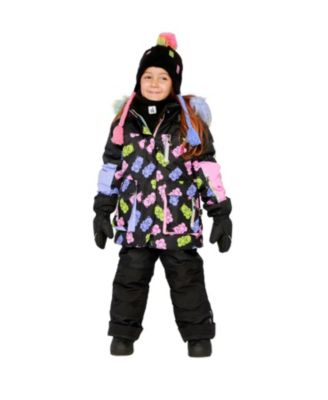  Girls' Play Gummy Bear Jacket & Reinforced Pants Two Piece Snowsuit - Little Kid