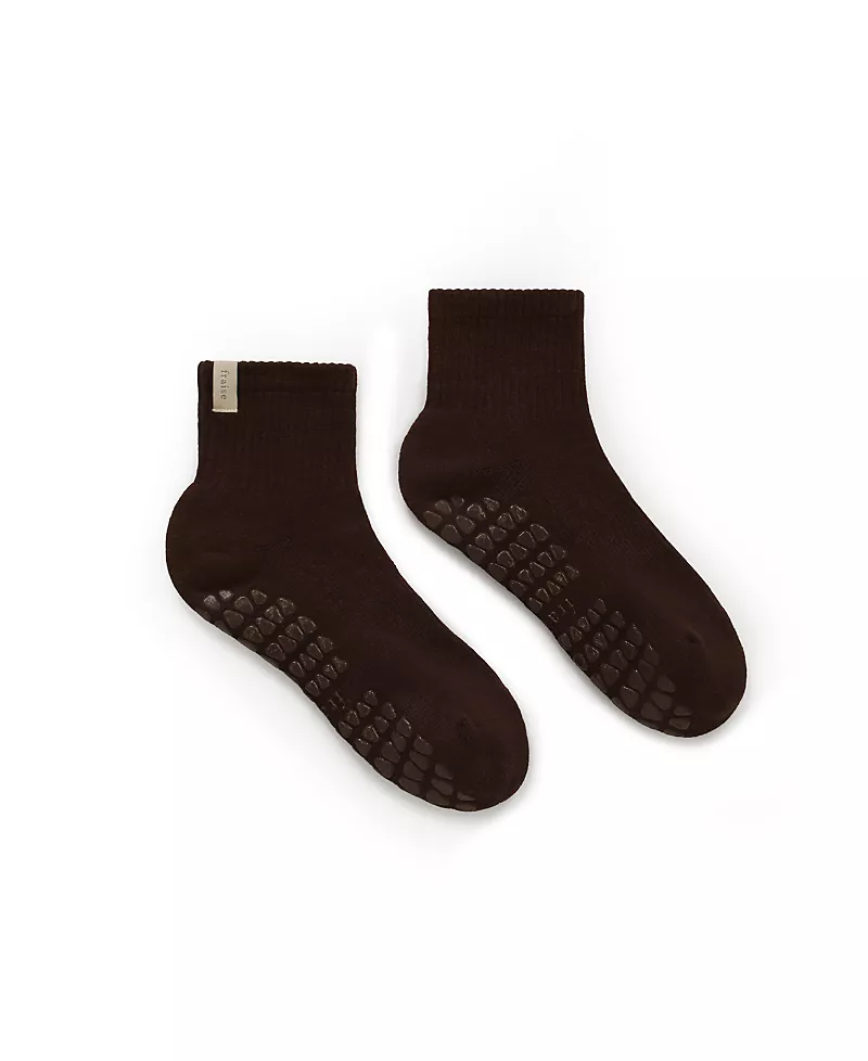Fraise Quarter Crew Grip Sock