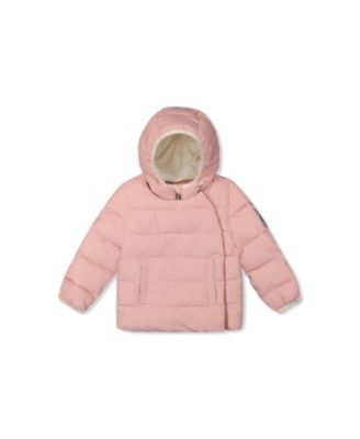Girls' Quilted PrimaLoft Car Seat Adapted Winter Jacket - Little Kid