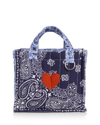 Mini Cabas Quilted Canvas Tote
