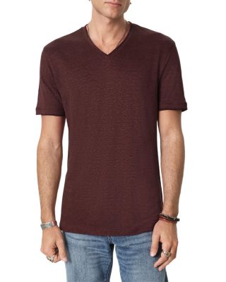 Varvatos Wooster Linen V Neck T-Shirt
