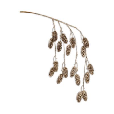 Hanging Glitter Cone Spray, Set of 6
