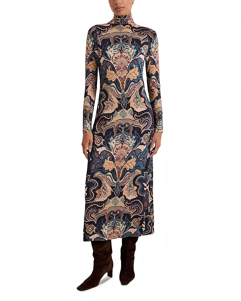 Marie Oliver Paxton Turtleneck Bodycon Dress