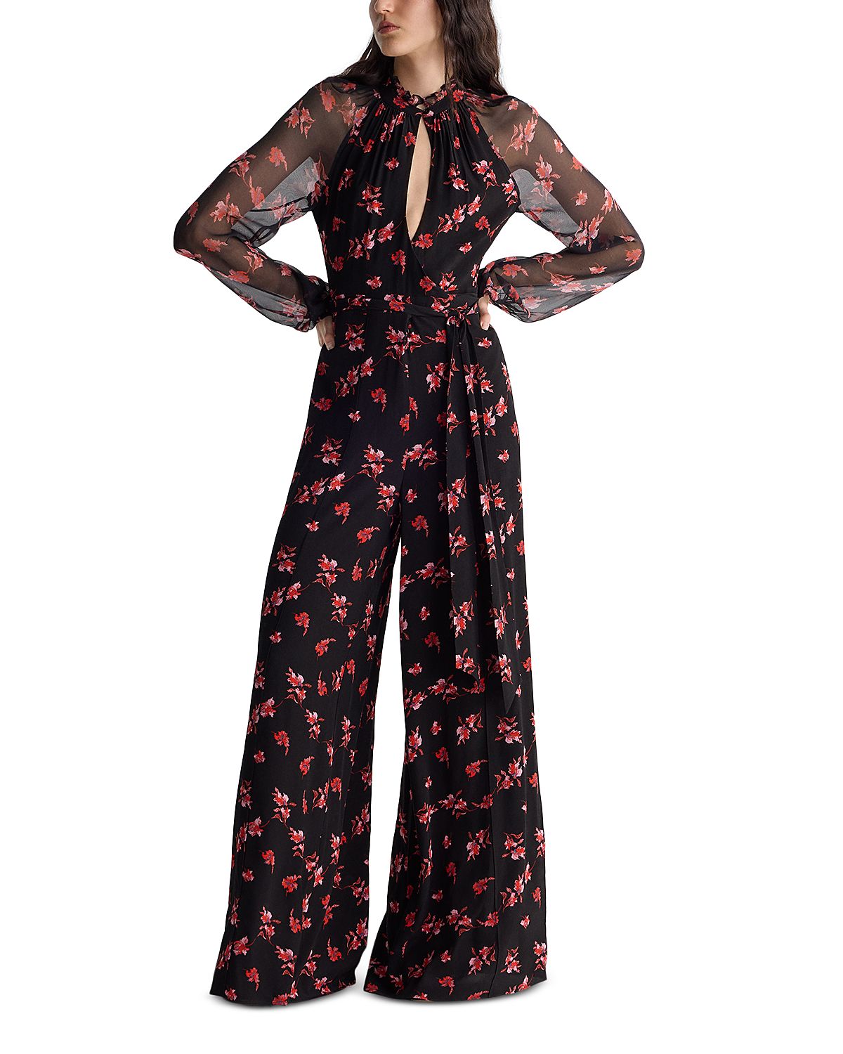 Diane von Furstenberg Keira Wide Leg Jumpsuit