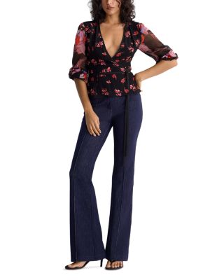 Flora Wrap Top