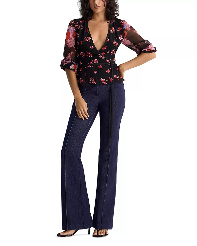 Diane von Furstenberg Flora Wrap Top