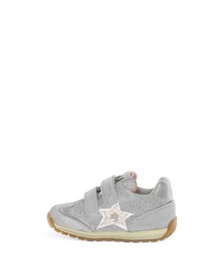 Girls' Crumi VL Glitter Leather Sneakers – Toddler, Little Kid