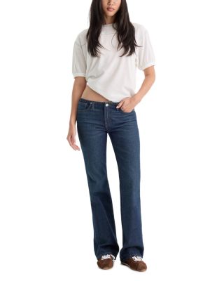 Ghost Waist Low Rise Bootcut Jeans in Indigo 1329 - thumbnail 2