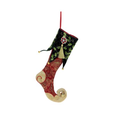 Christmas Jester Stocking, 25"
