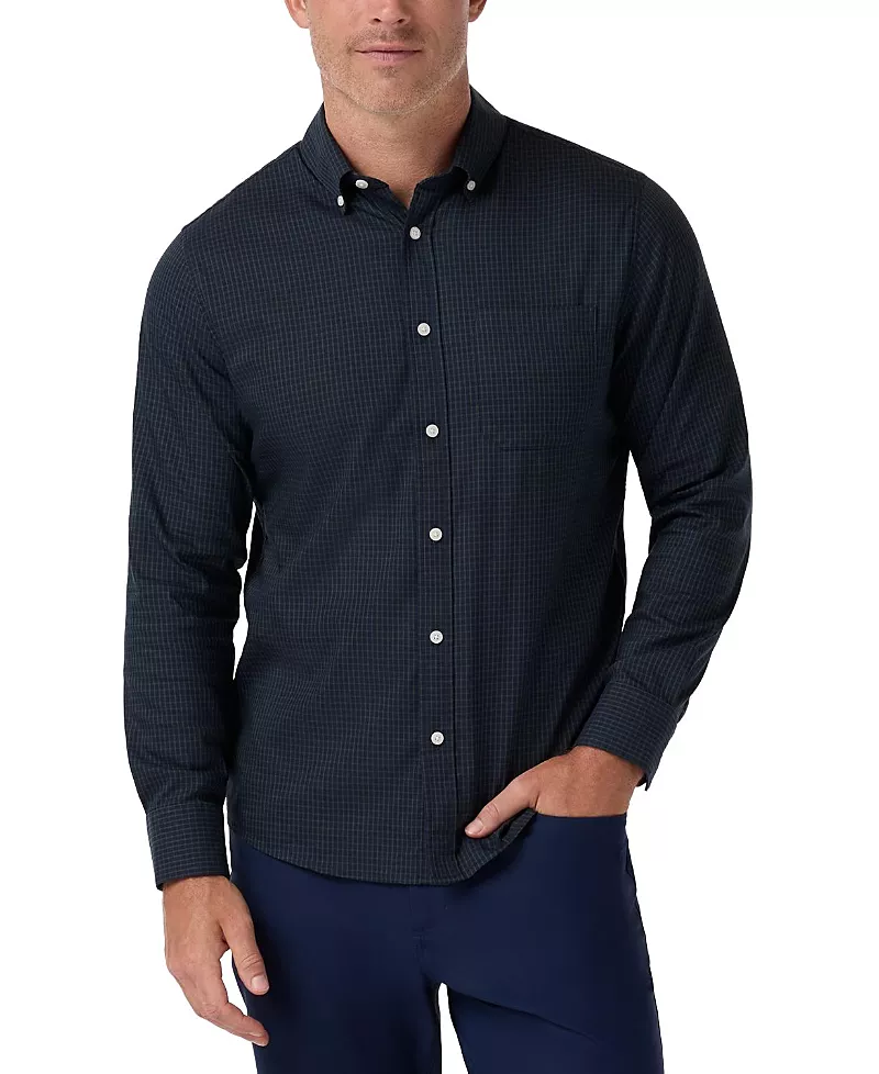 Mizzen+Main Kennedy Long Sleeve Dress Trim Fit Shirt
