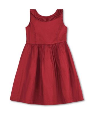 Girls' Organic Pleated Collar Party Dress - Little Kid, Big Kid