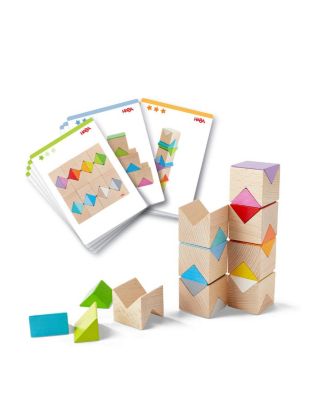 Colorful Triangle Wooden Block Game - Age 4+