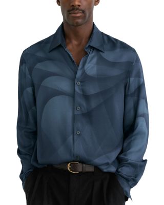 Ballard Long Sleeve Abstract Print Shirt