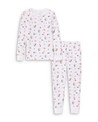 Unisex Woof de No&euml;l Cotton Snug Fit Pajama Set - Baby, Little Kid, Big Kid
