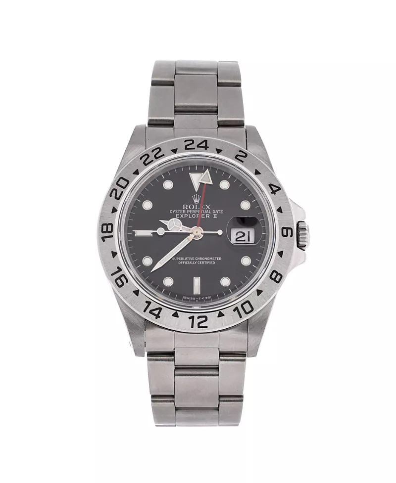 Pre-Owned Rolex Oyster Perpetual Explorer Ii Automatic Watch in Stainless Steel 40mm