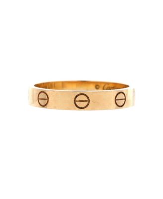  Love Wedding Band Ring 18K Gold