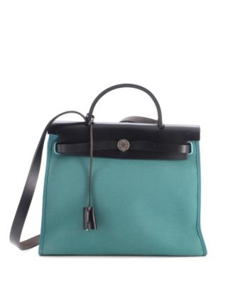31 Herbag Zip Leather and Toile