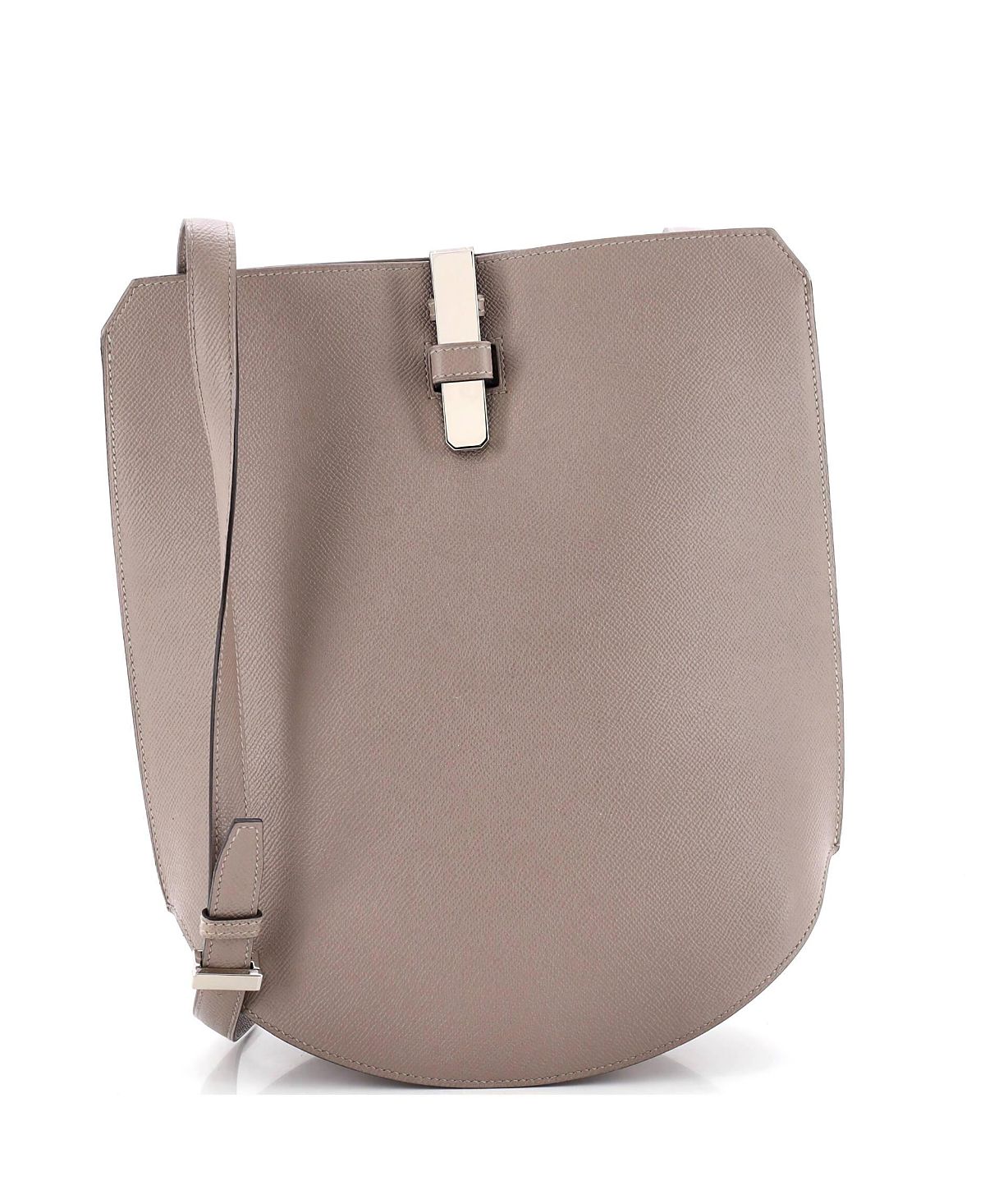 Pre-Owned HERMES 30 Baton de Craie Bag Epsom