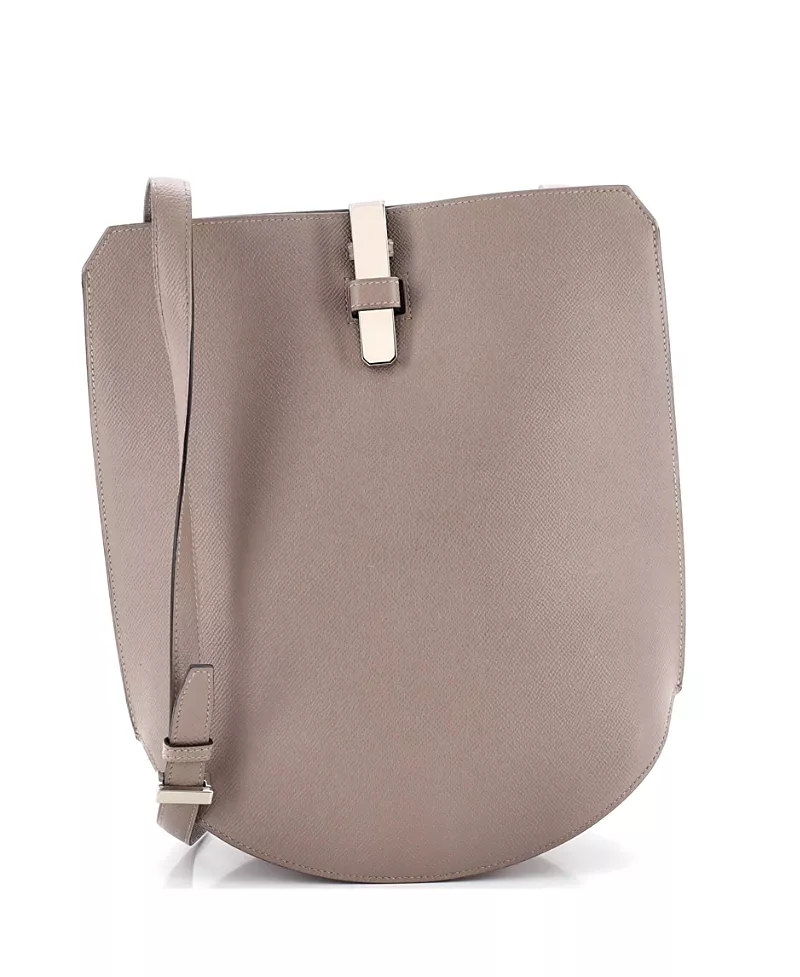 Pre-Owned HERMES 30 Baton de Craie Bag Epsom