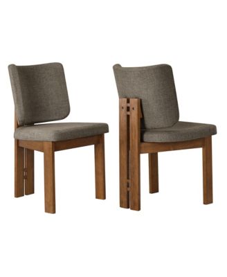  Alba Armless Upholstered Dining Chairs, Set Of 2