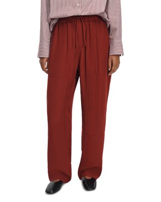 Atlas Satin Drawstring Waist Pants