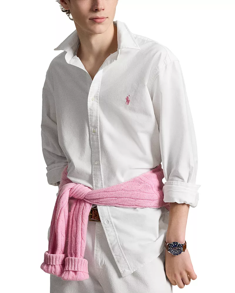 Polo Ralph Lauren Pink Pony Cotton Oxford Shirt