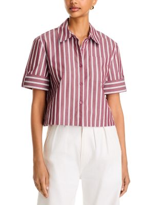 Brooks Cotton Stretch Cropped Shirt