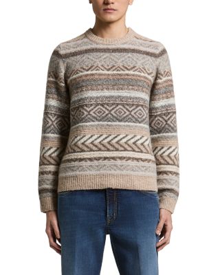 Alpaca Blend Fair Isle Pullover