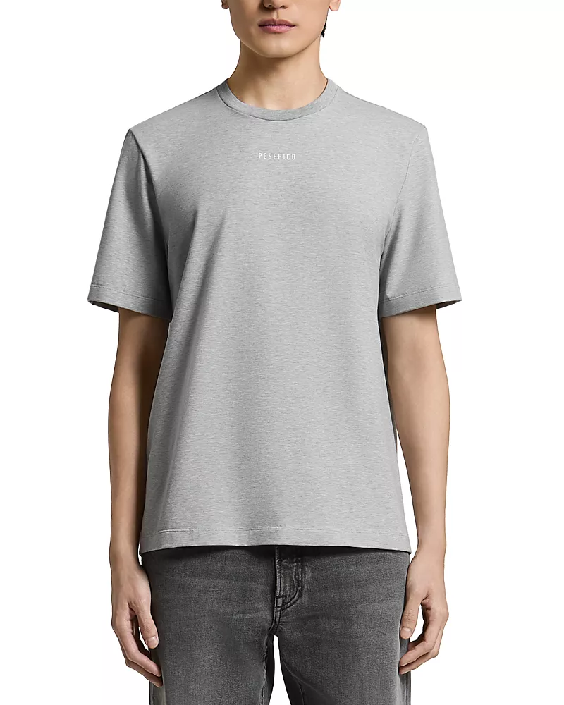 Peserico Stretch Cotton Crewneck Tee