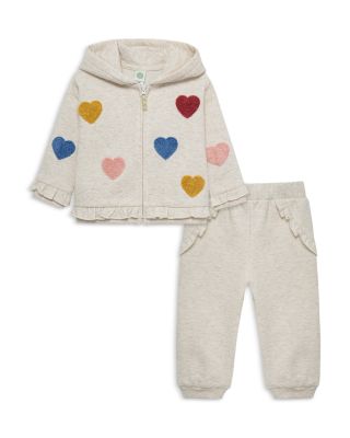 Girls' Heart Hoodie & Pants Set - Baby