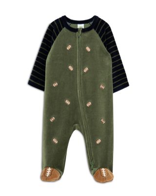 Boys' Velour Football Footie - Baby