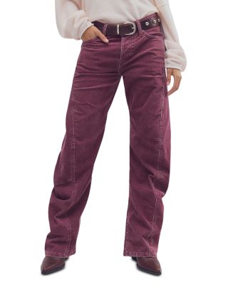 High Rise Fable Washed Corduroy Jeans